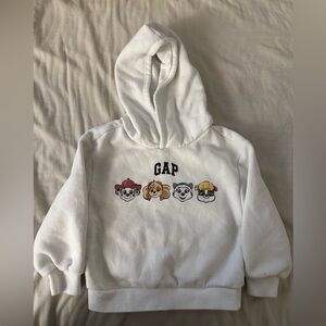 GAP Kids White Hoodie with Paw Patrol size 3T